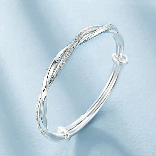 Silver Twisted Chain Bracelet