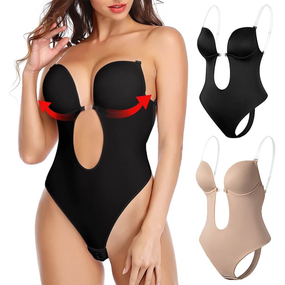 Lizy Women's Backless Body Shaper Deep V - Vonnera