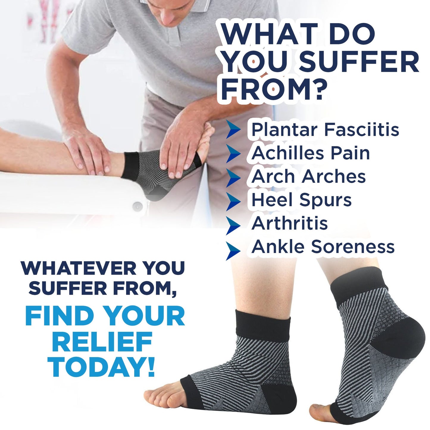 Vonnera Compression Ankle Socks Pain Relief