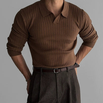 Men's Fitted Long Sleeve Shirt - Vonnera
