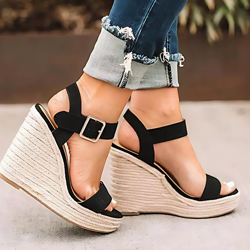 Women's T Strap Wedge Sandals - Vonnera