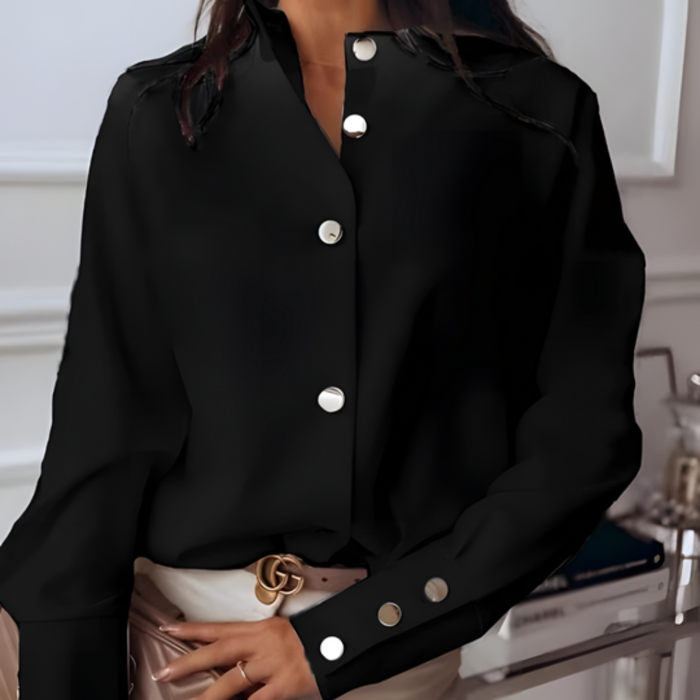 Women's Quilted Button Down Shirt Casual - Vonnera