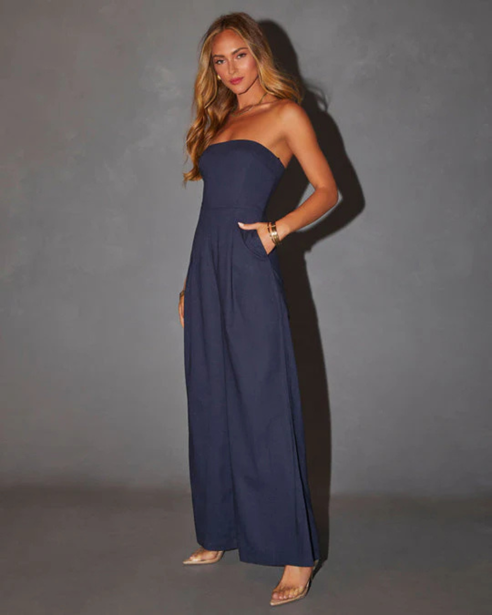 Women's Strapless Bodysuit Luxe Velvet - Vonnera