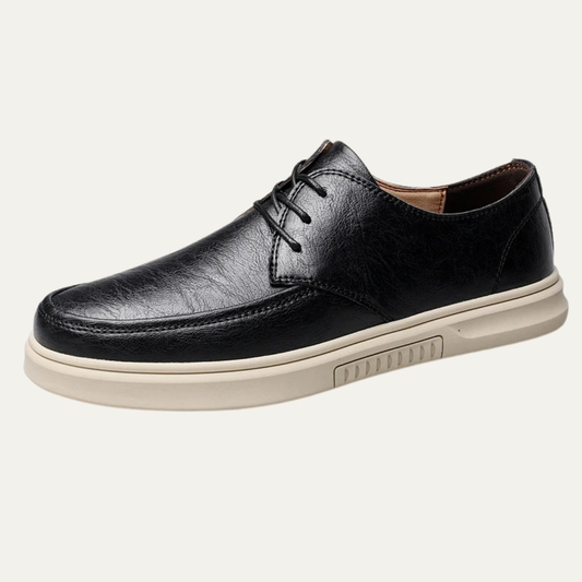 Alderwood Men's Leather Sneakers Lace Up Comfortable - Vonnera