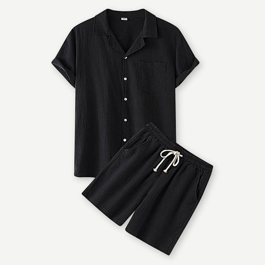 Linen Relaxed Fit Pants Set - Vonnera