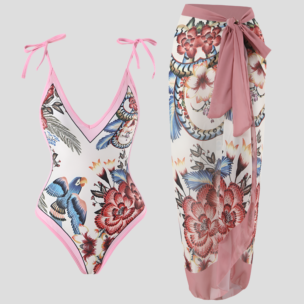 Women's Ruffled One-Piece Swimsuit