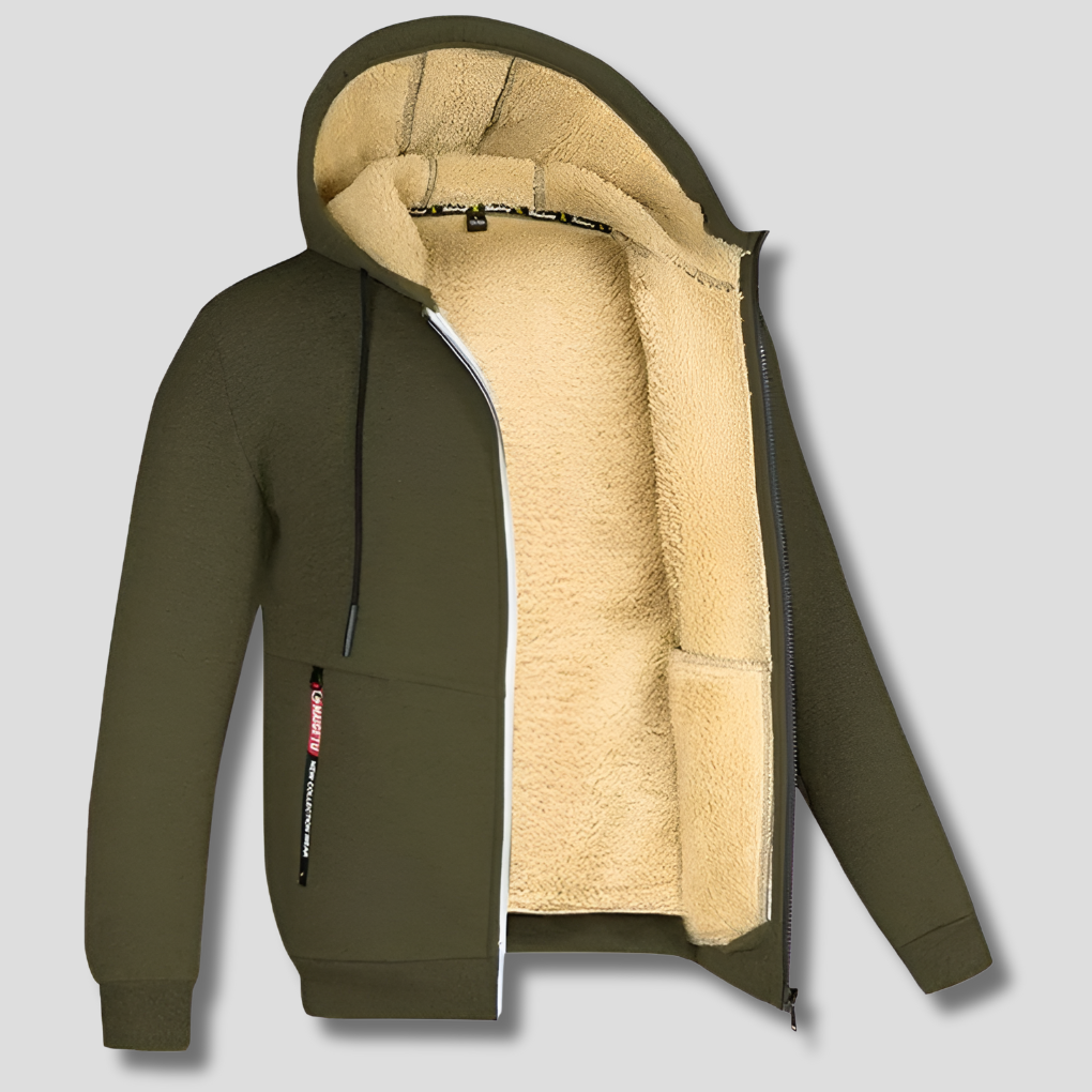 Men's Fleece Pullover Fur Lined - Vonnera