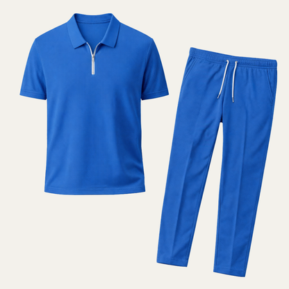 Men's Relaxed Fit Short Sleeve And Pants Set - Vonnera