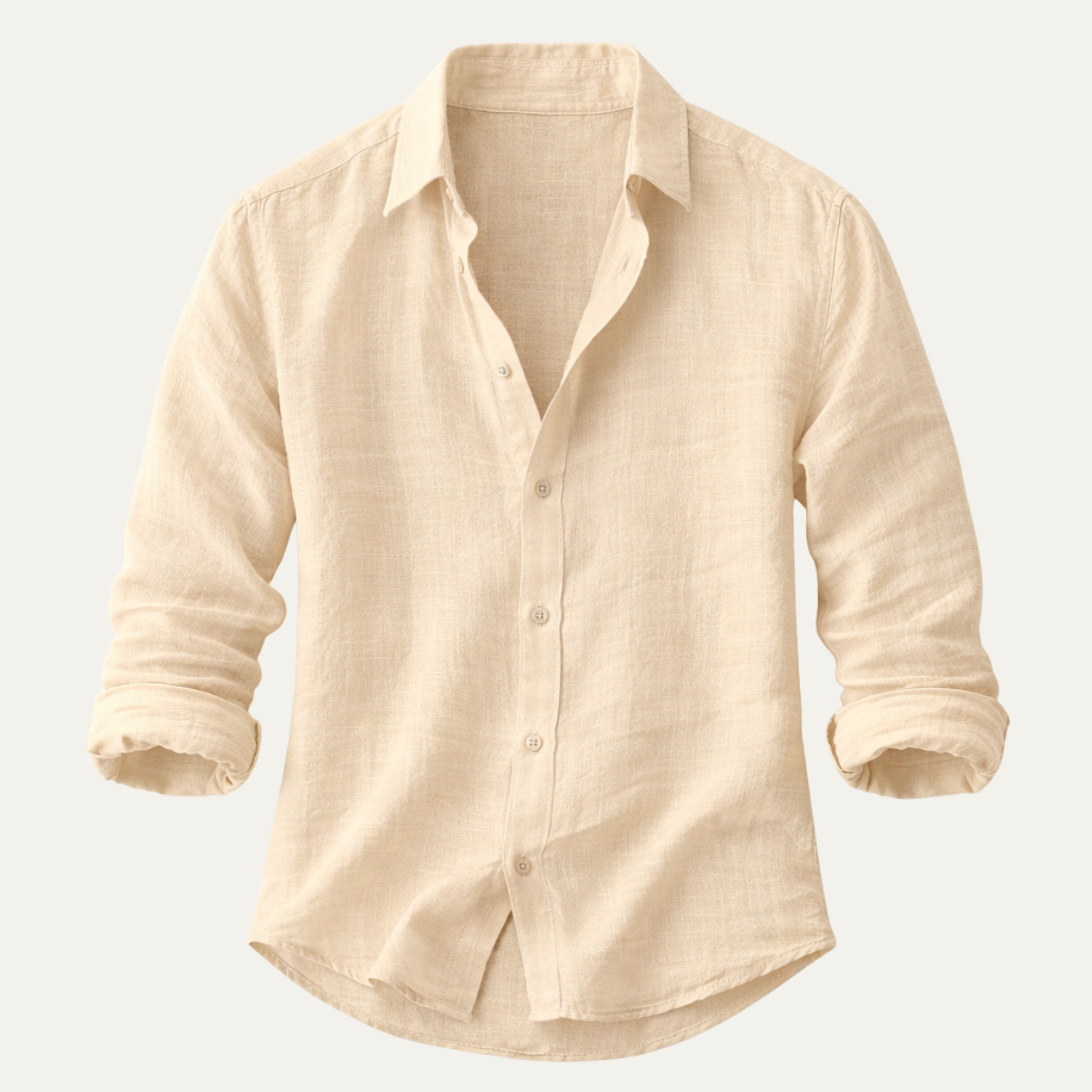 Men's Cotton Linen Beach Shirt - Vonnera