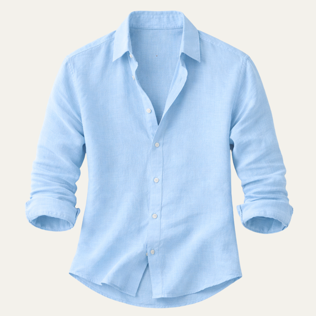 Men's Linen Button Up Shirt Casual - Vonnera