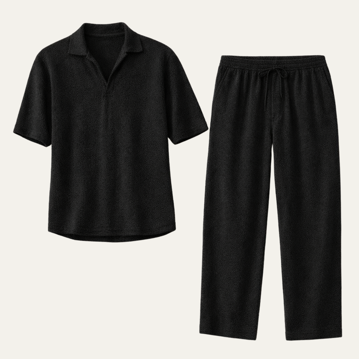 Men's Relaxed Fit Summer Shirt And Pants Set - Vonnera