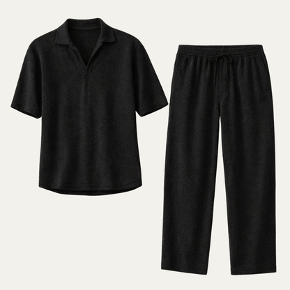Men's Relaxed Fit Summer Shirt And Pants Set - Vonnera