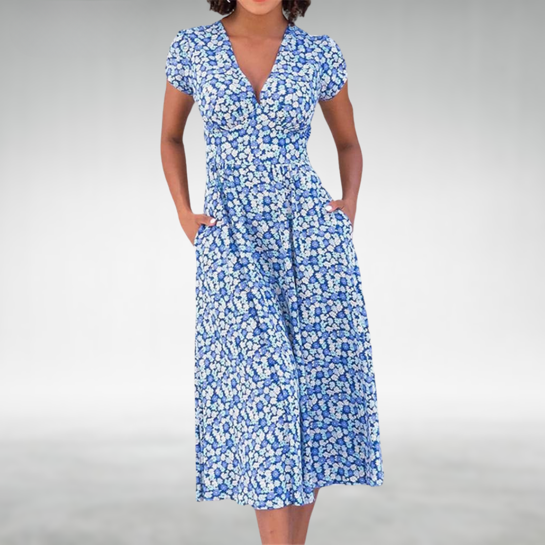 Women's Summer Dress Elegant Cotton - Vonnera