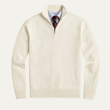 Men's Modern Quarter Zip Sweater - Vonnera