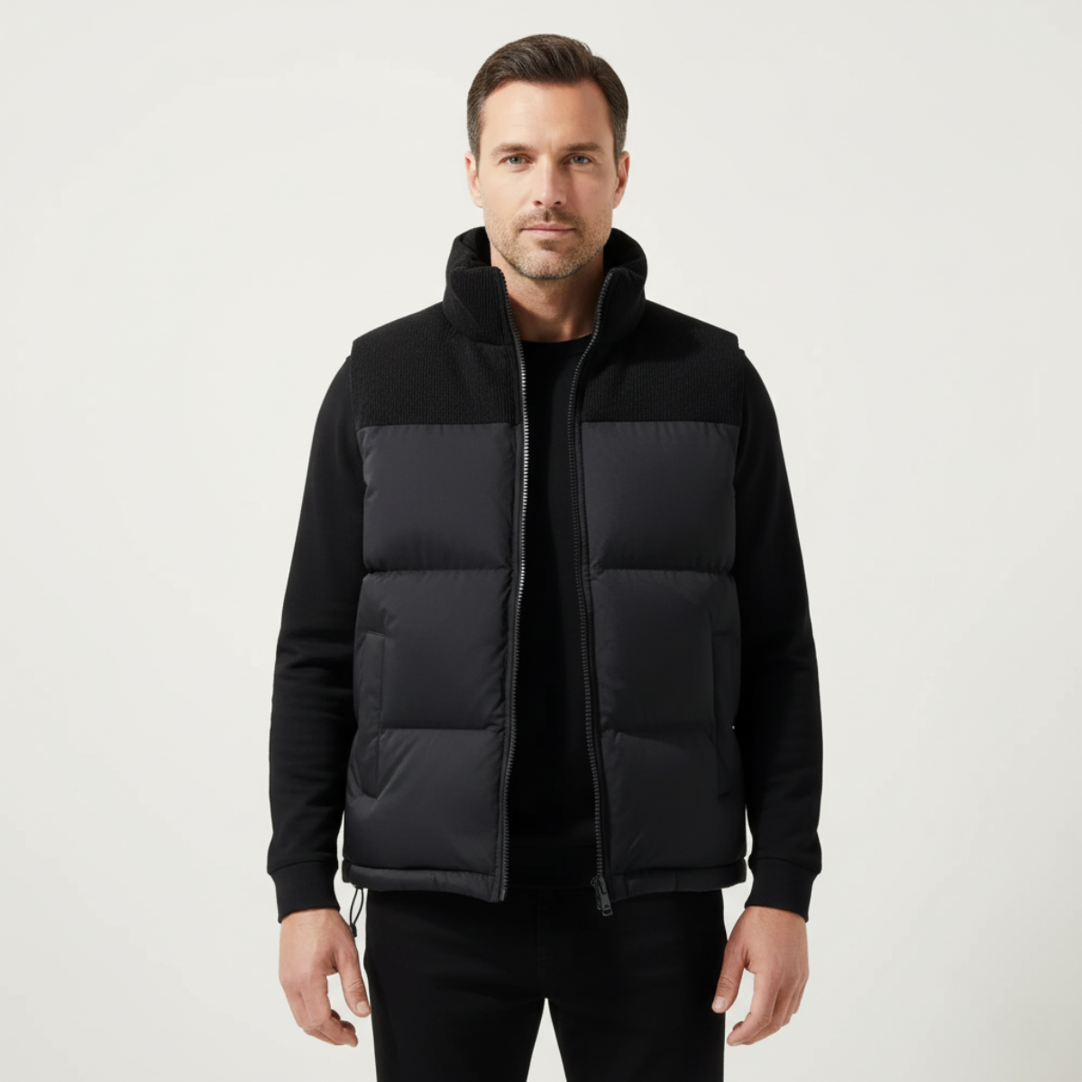 Men's Quilted Puffer Gilet