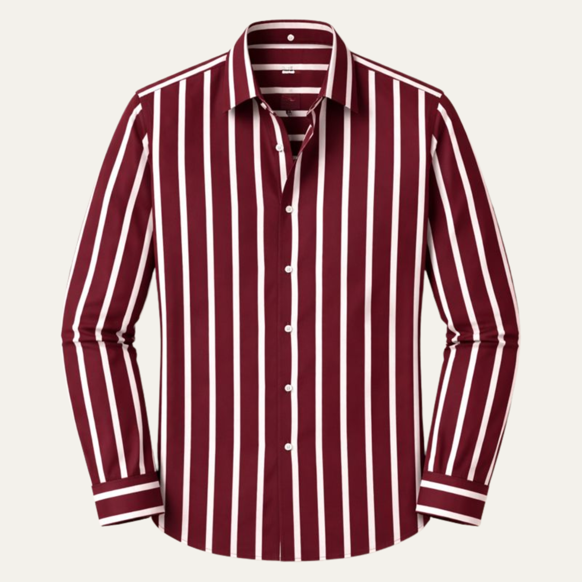 Men's Casual Shirt Multicolor Vertical Stripe Cotton - Vonnera