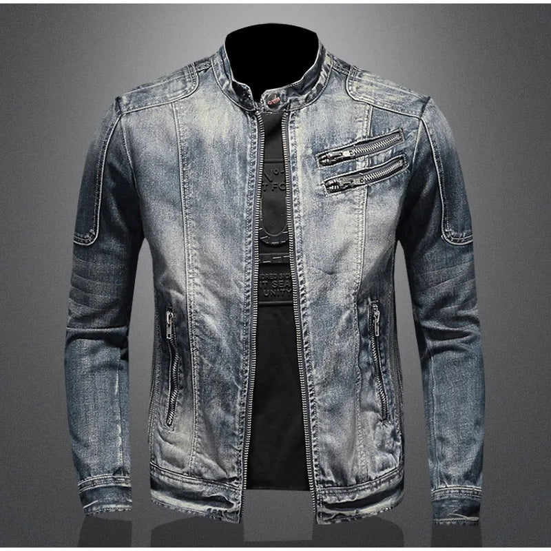 Men's Classic Denim Jacket Blue
