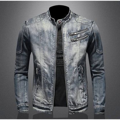 Men's Classic Denim Jacket Blue