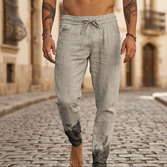 Men’s Casual Drawstring Jogger Pants Lightweight Relaxed Fit Trousers