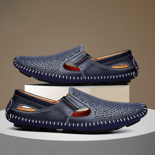 Men's Leather Summer Sandals - Vonnera