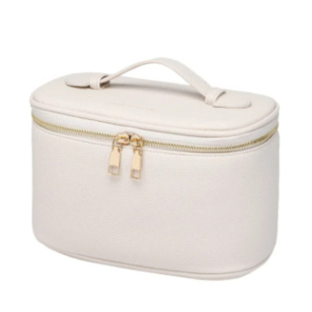 Leather Travel Makeup Case - Vonnera