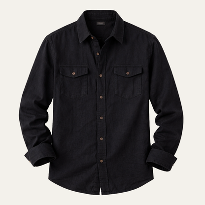 Men's Soft Casual Shirt Single Breasted Cotton - Vonnera