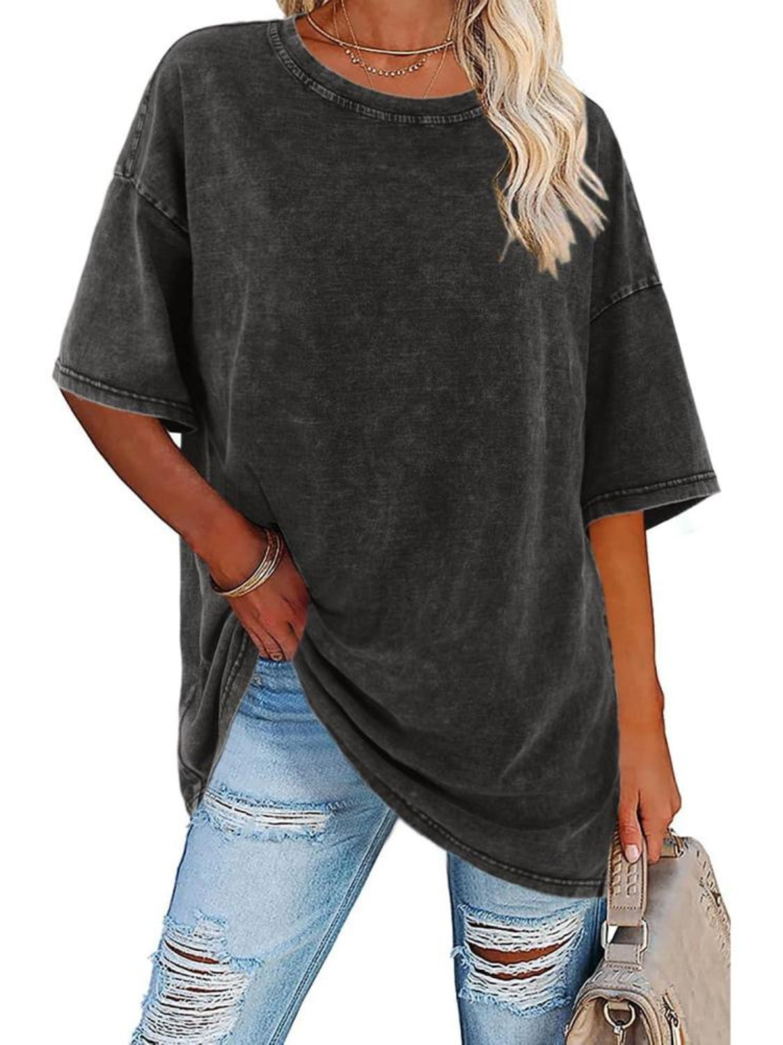 Women's Dropped Shoulder T-Shirt - Vonnera