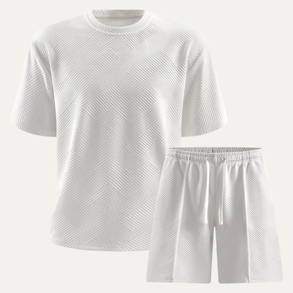 Men's Summer T Shirt And Shorts Set - Vonnera