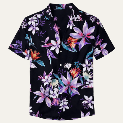Men's Hawaiian Shirt Lightweight Coconut Print - Vonnera