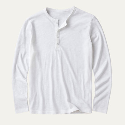 Men's Cotton Polo Shirt Long Sleeve