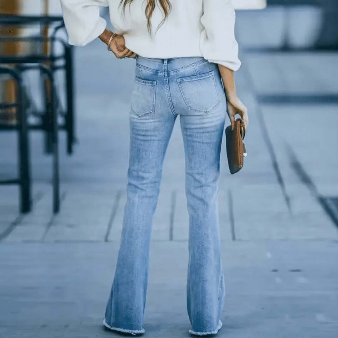 Women's High-Waist Slim Fit Jeans