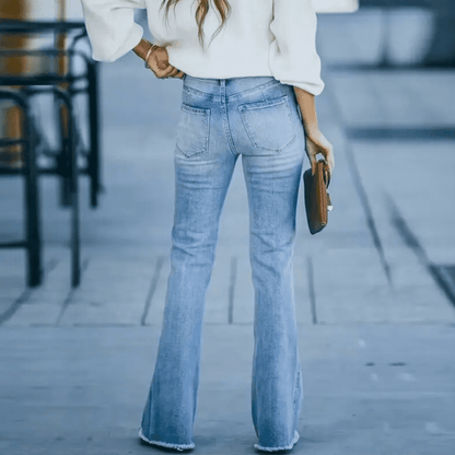 Women's High-Waist Slim Fit Jeans