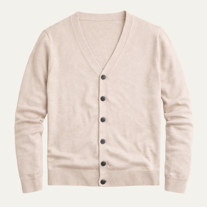 Men's Slim Fit V Neck Knit Cardigan - Vonnera