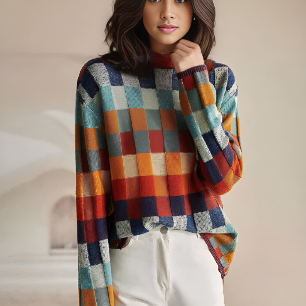Women's Fine Wool High Neck Sweater - Vonnera