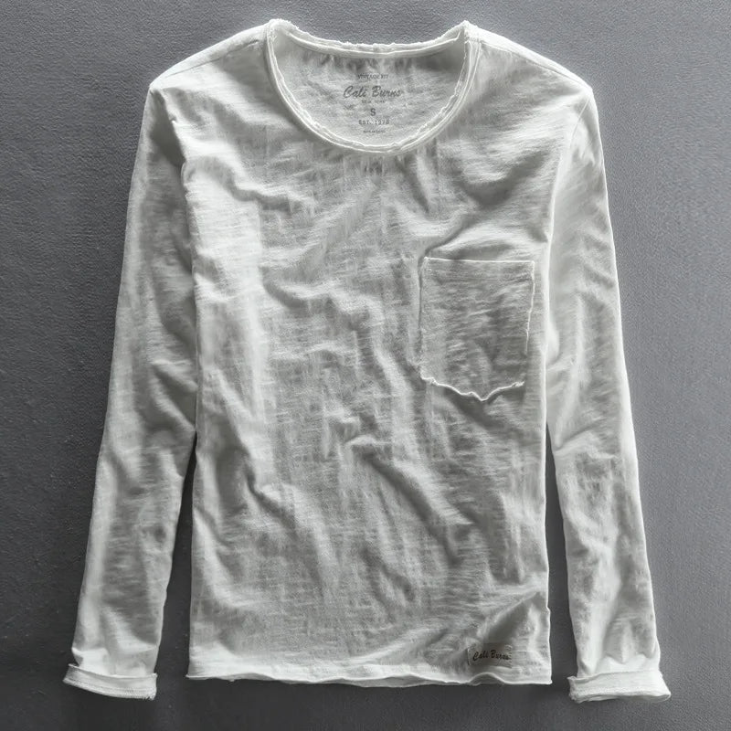 Women's Cotton Crew Neck Long Sleeve