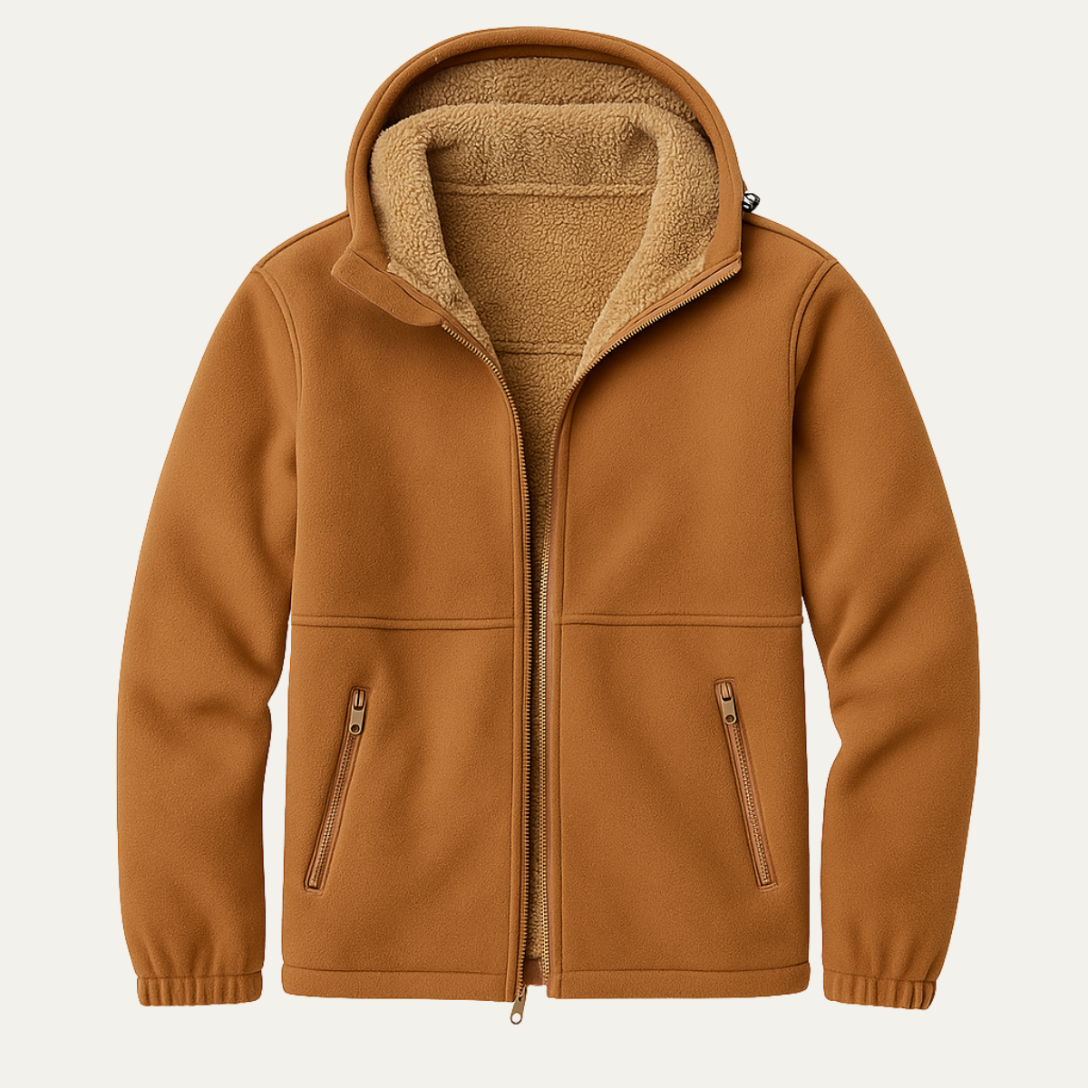 Men's Soft Shell Hooded Jacket Fleece Lined Thick Winter - Vonnera
