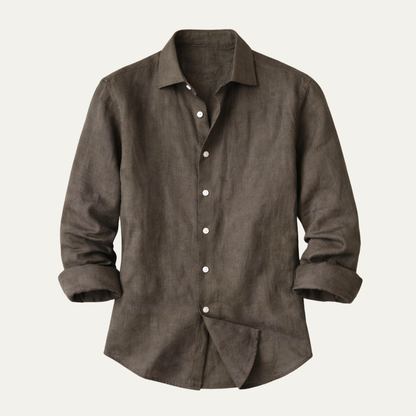 Men's Casual Business Shirt British Style Cotton - Vonnera