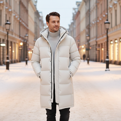 Westminster Men's Longline Puffer Coat Black