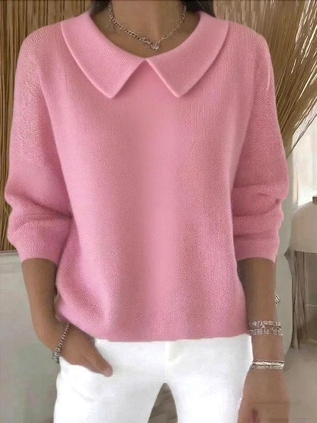 Women's Classic Collar Sweater - Vonnera