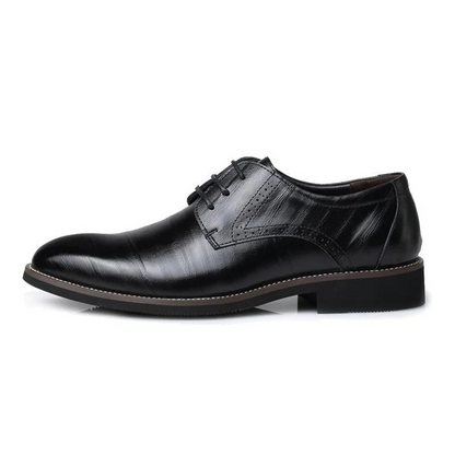 Men's Vegan Leather Oxford Shoes Classic Lace-Up - Vonnera
