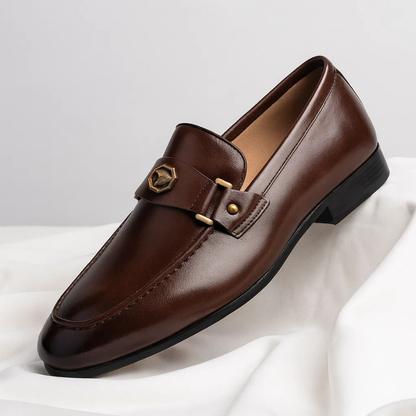 Italian Leather Men's Loafers