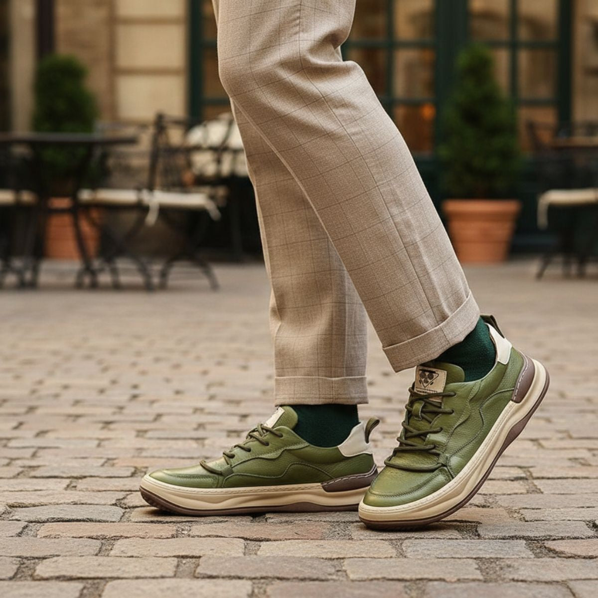 Men's Leather Casual Sneakers