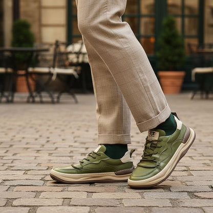 Men's Leather Casual Sneakers