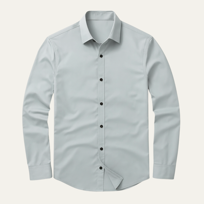 Men's Business Shirt Solid Color Cotton - Vonnera