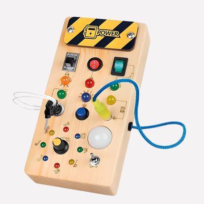 Montessori Sensory Board With Led Lights - Vonnera