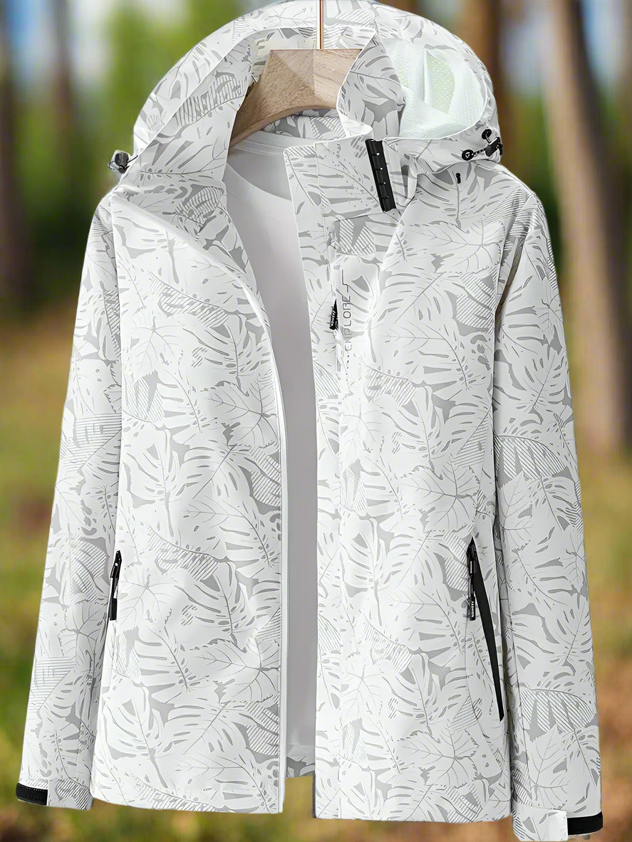 Women's Hooded Zip Up Outdoor Jacket