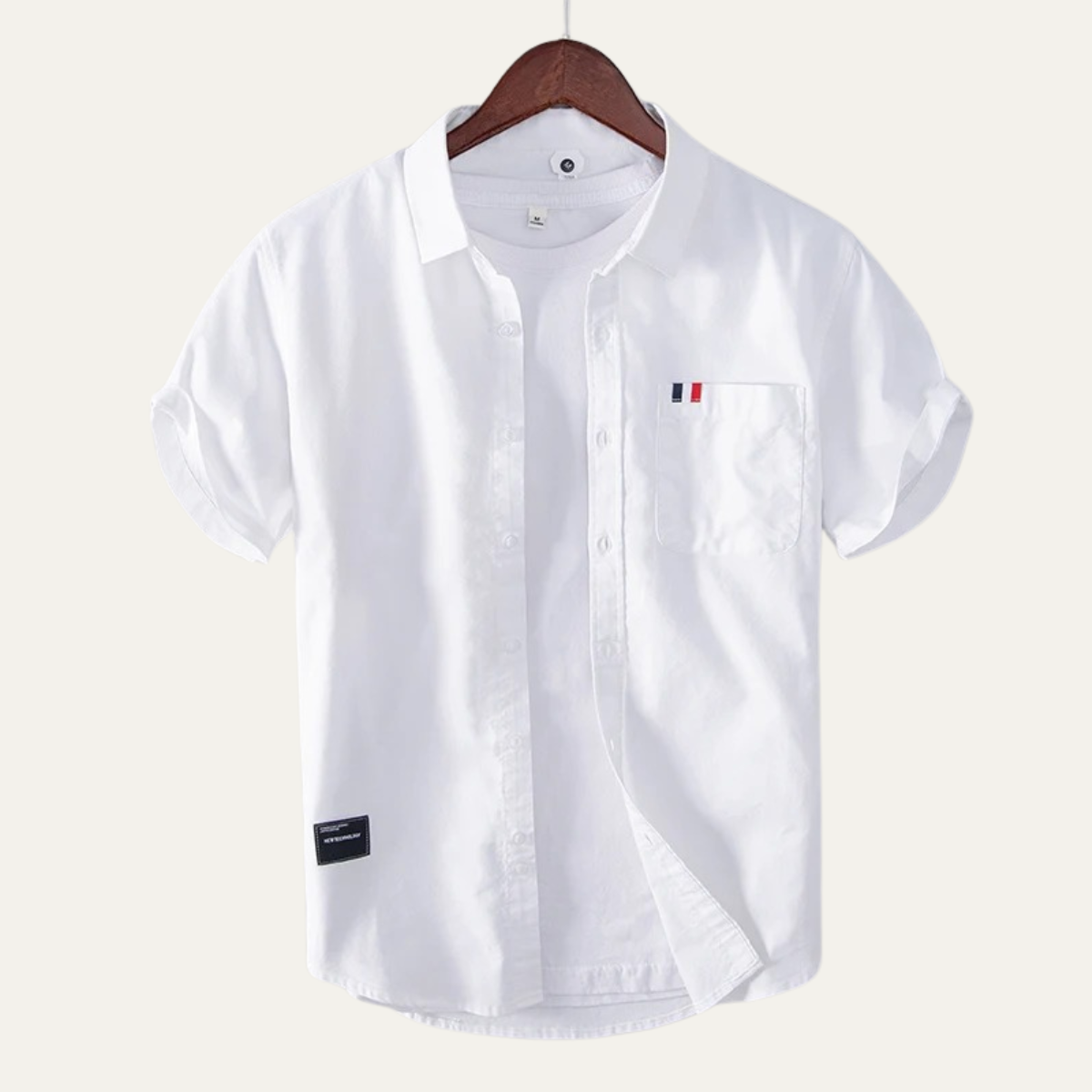 Men's Slim Fit Cotton Button Up Shirt - Vonnera
