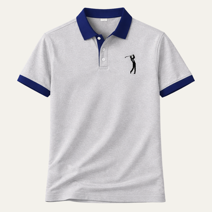 Men's Printed Golf Polo Shirt - Vonnera