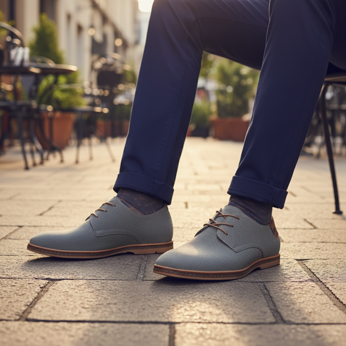 Devon Men's Suede Derby Shoes Classic