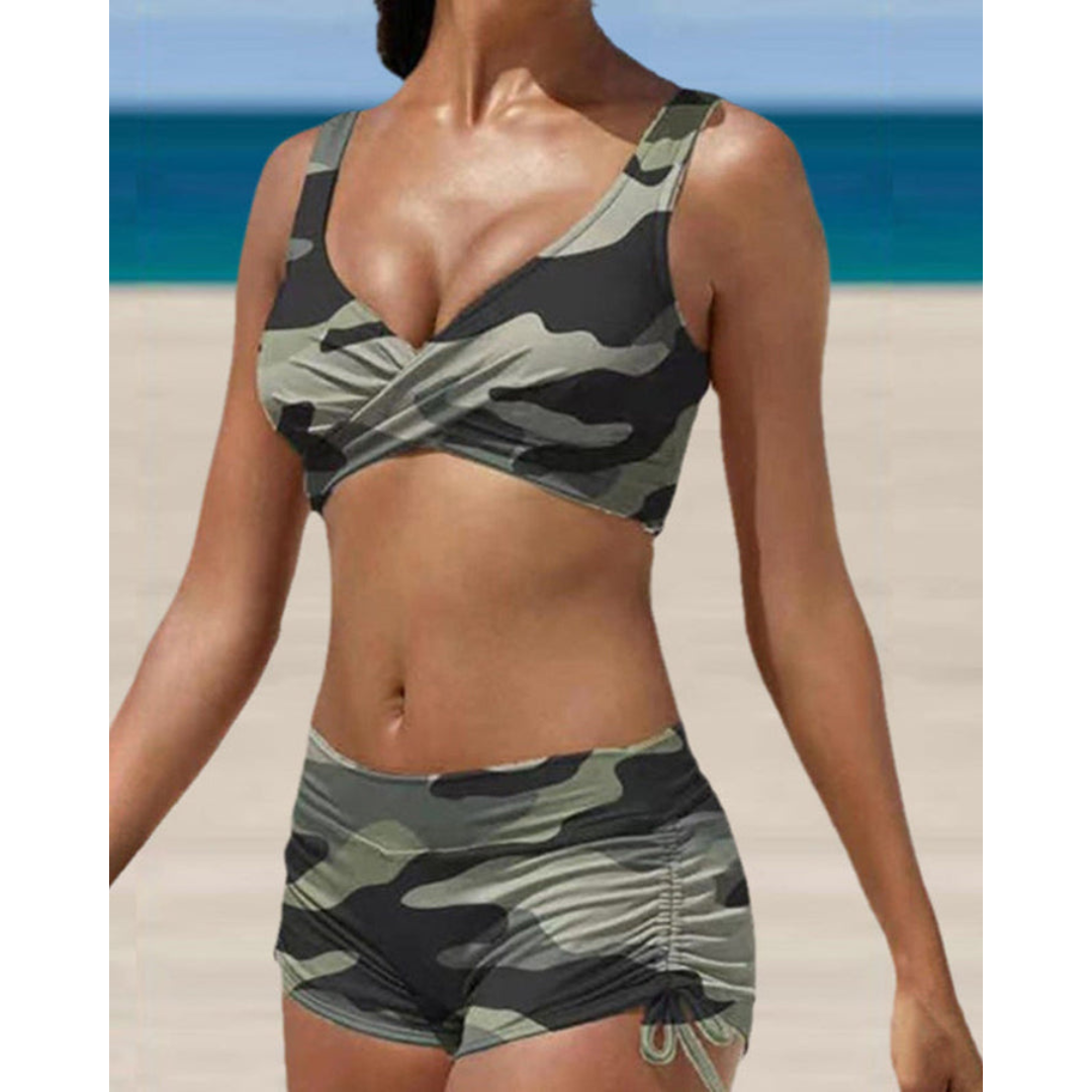 Women's Printed Two-Piece Swimsuit Adjustable - Vonnera